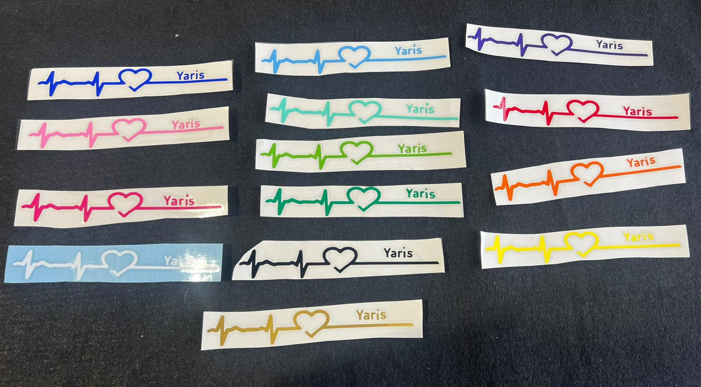 Sticker Yaris