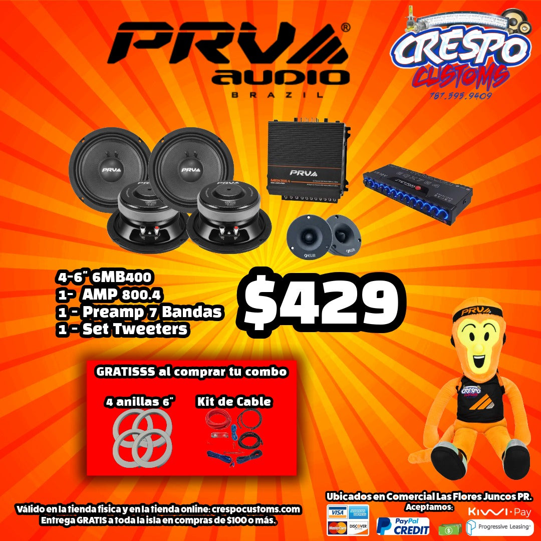 COMBO PRV CON TO 6" 6MB400