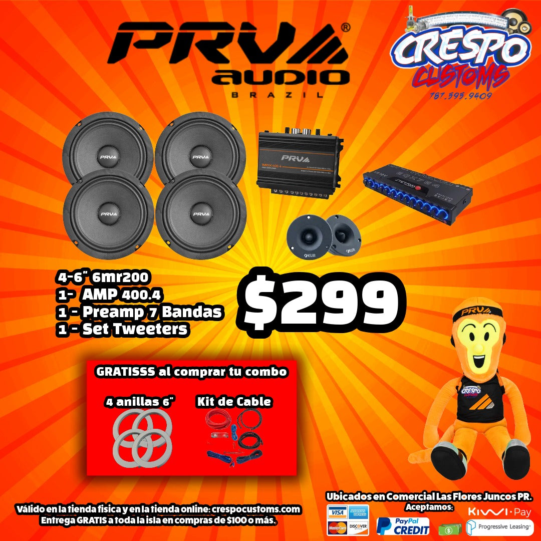 COMBO PRV CON TO 6" 6MR200