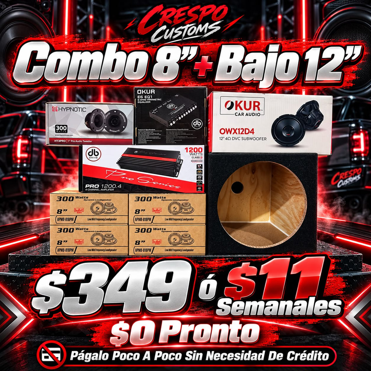 COMBO 8" + BAJO 12"