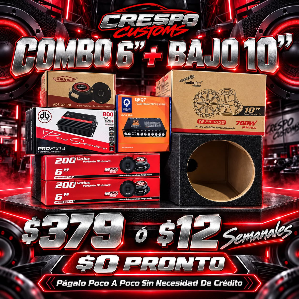 COMBO 6" + BAJO 10"