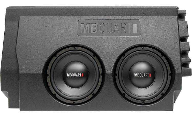 MB Quart MBTAC-SUB-1 Sealed enclosure with two 10" subwoofers — fits 2016-23 Toyota Tacoma trucks