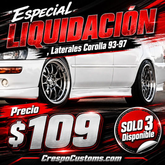 ESPECIAL Laterales Corolla 93-97