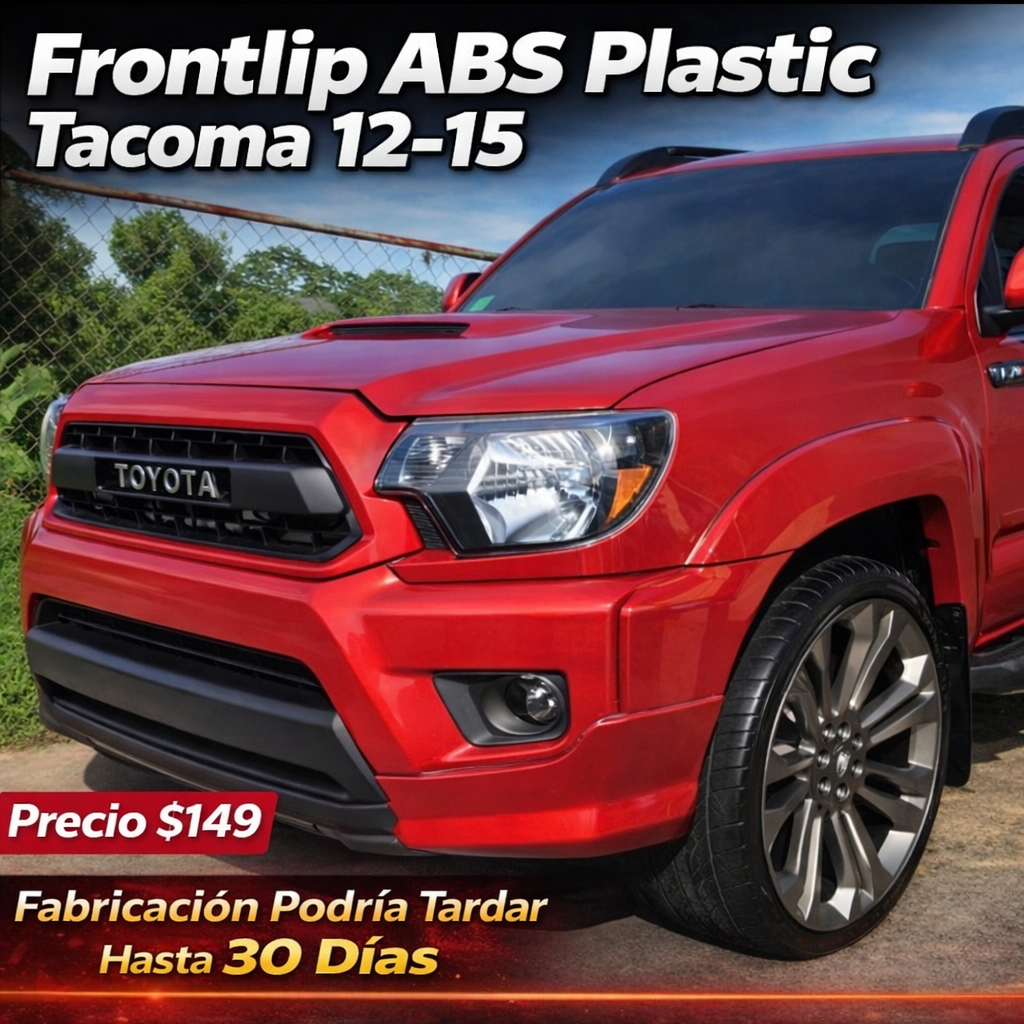 Frontlip Abs Plastic Tacoma 12-15