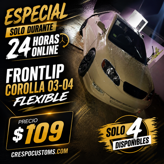 SOLO 24 Horas Frontlip Corolla 03-04