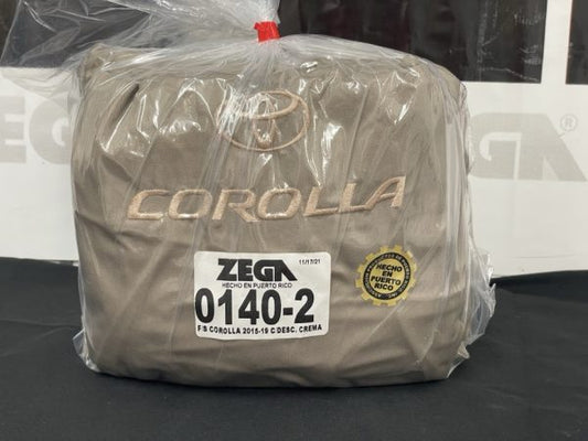 Full Set Toyota Corolla 2014-2019 Beige (back with arm rest) #140-2