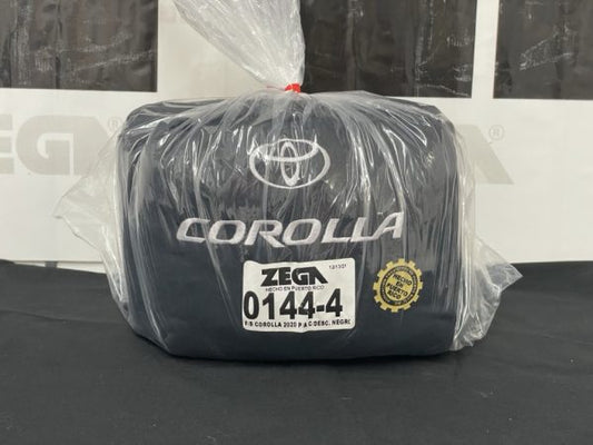 Full Set Toyota Corolla Sedan 2020-2025 Black (Back with Arm Rest) #144-4
