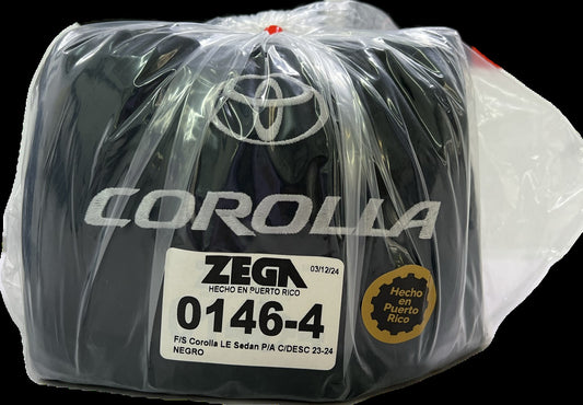 Full Set Toyota Corolla Sedan LE 2023-2025 Black (Back with Arm Rest) #146-4WP