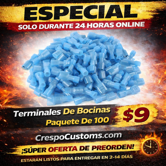 SOLO 24 Horas Terminales De Bocinas Paquete De 100