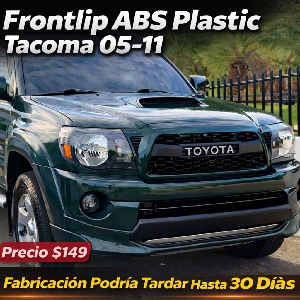 Frontlip Abs Plastic Tacoma 05-11