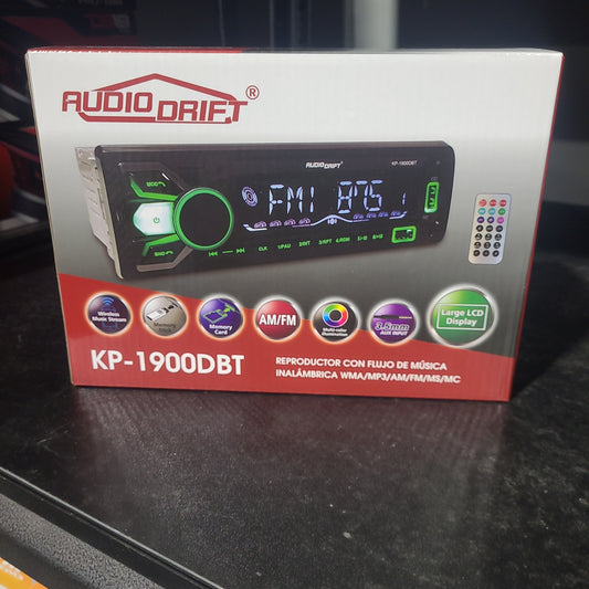 RADIO AUDIO DRIFT SINGLE DIN  KP 1900DBT