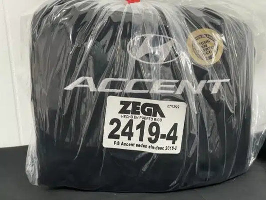 Full Set Hyundai Accent Sedan 2018-2023 Black (4 Doors) #2419-4