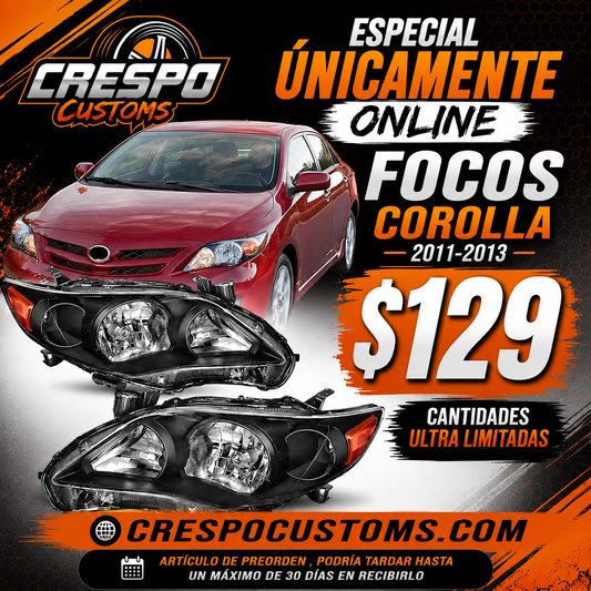 Focos Corolla 11-13