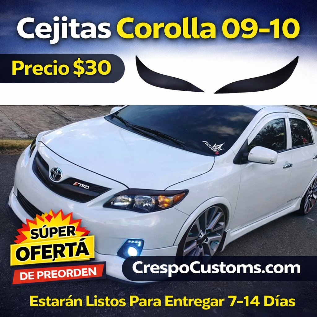 Cejitas Corolla 09-10