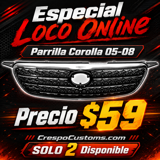 ESPECIAL Parrilla Corolla 05-08
