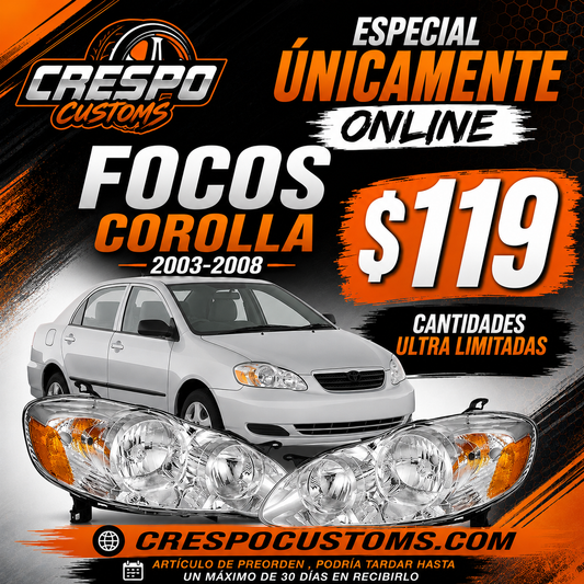 Focos Corolla 03-08