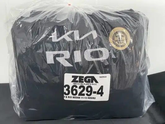 Full Set Kia Rio Sedan 2012-2017 Black (Back with No Arm Rest) #3629-4