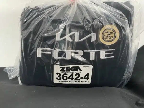 Full Set Kia Forte Sedan 2019-2024 Black (Back with Arm Rest) #3642-4