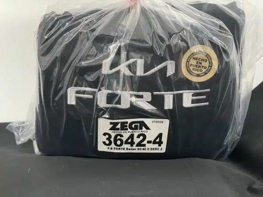 Full Set Kia Forte Sedan 2019-2024 Black (Back with Arm Rest) #3642-4