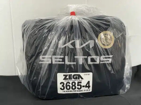 Full Set Kia Seltos 2021-2025 Black (Back without Arm Rest) #3685-4