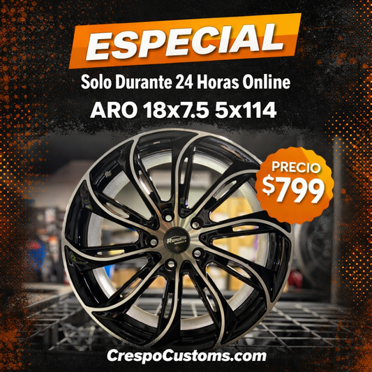 Set De Aros 18x7.5 5x114