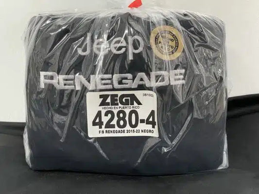Full Set Jeep Renegade 4 Doors 2015-2025 Black (Back Row Without Arm Rest) #4280-4