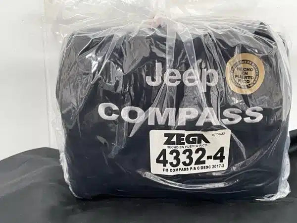 Full Set Jeep Compass 2017-2025 Black (Back Row With Arm Rest) #4332-4