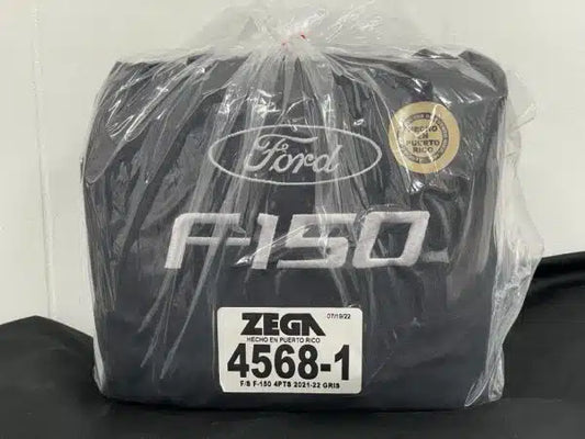 Full Set Ford F-150 SR5-XLT 4 Doors 2021-2025 Gray (Front captain chairs) #4568-1WP