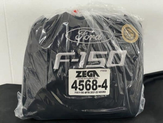Full Set Ford F-150 SR5-XLT 4 Doors 2021-2025 Black (Front captain chairs) #4568-4