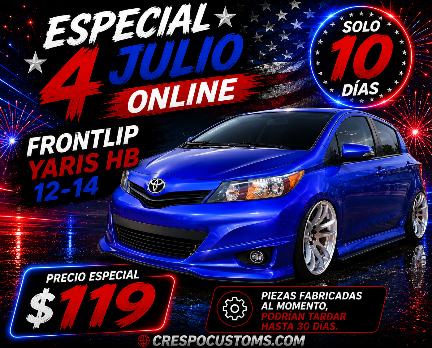 Frontlip Yaris HB 12-14