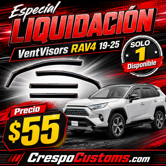 LIQUIDACIÓN Ventvisors Rav4 19-25