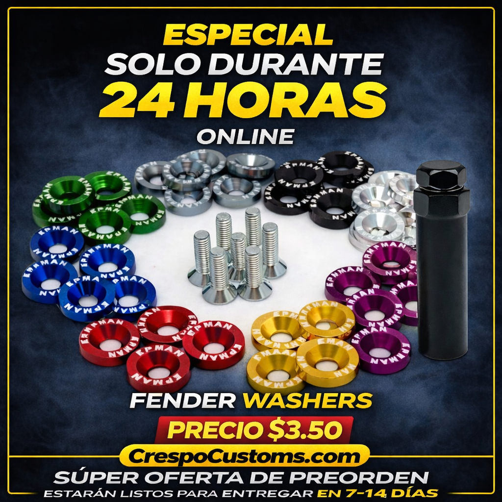 SOLO 24 Horas Fender Washers