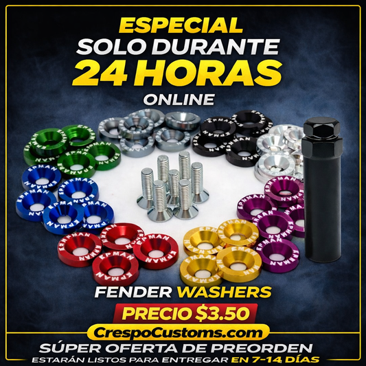 SOLO 24 Horas Fender Washers