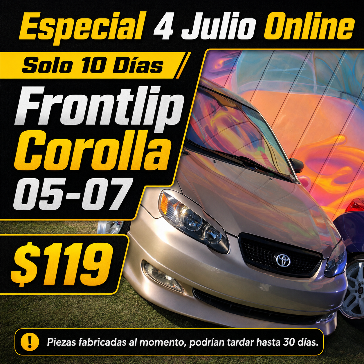 Frontlip Corolla 05-08
