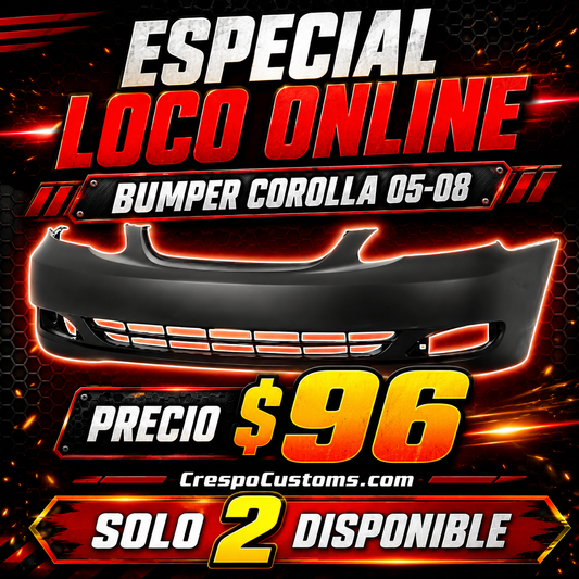 ESPECIAL Bumper Corolla 05-08