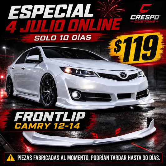 Frontlip Camry 12-14