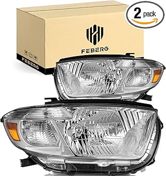 Focos Toyota Highlander 08-10 Clear