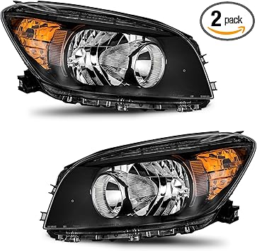 Focos Toyota RAV4 06-08 Fondo Negro