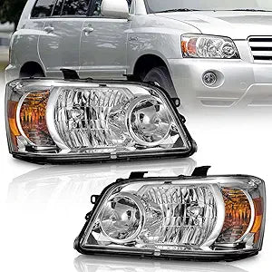 Focos Toyota Highlander 04-06 Clear
