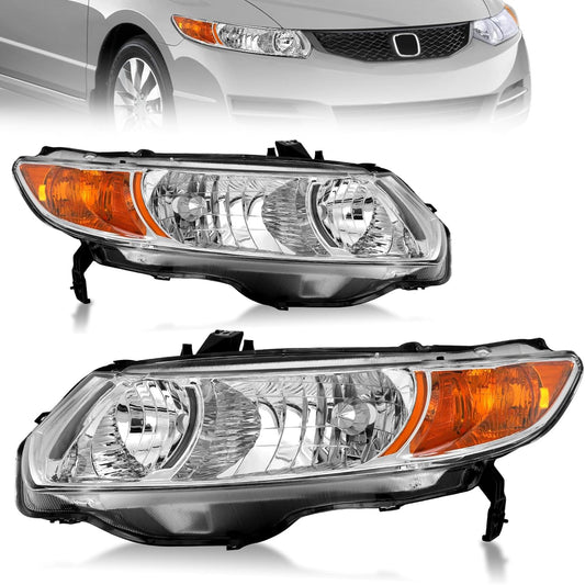 Focos Honda Civic 06-11 Clear