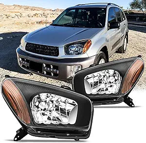 Focos Toyota RAV4 01-03 Fondo Negro
