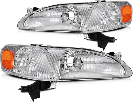 Focos Toyota Corolla 98-00 Clear (Incluye esquineros)