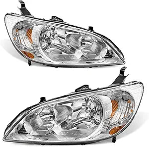 Focos Honda Civic 04-05 Clear