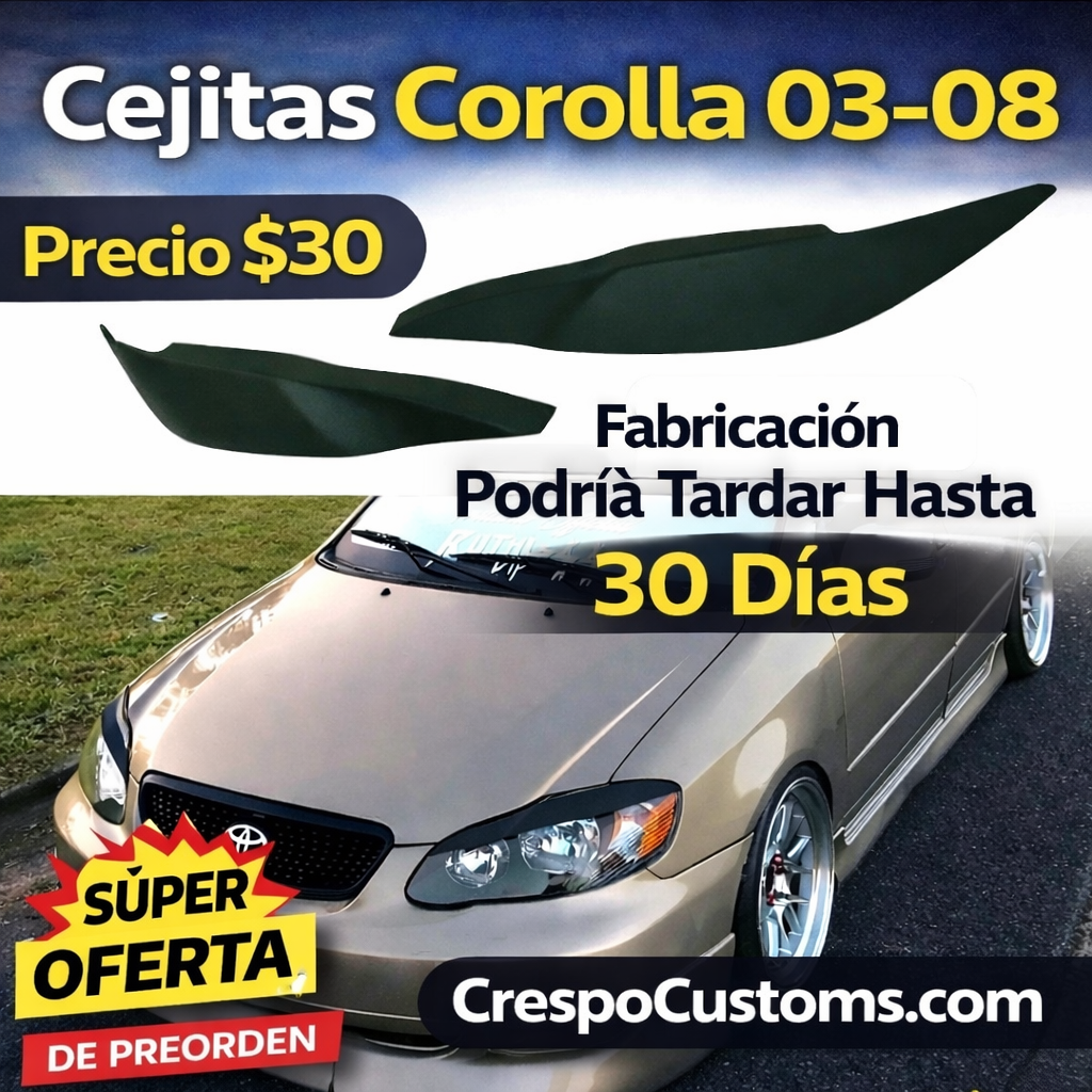 Cejitas Corolla 03-08