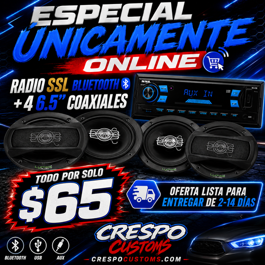 Combo Radio SSL + 4 6.5”