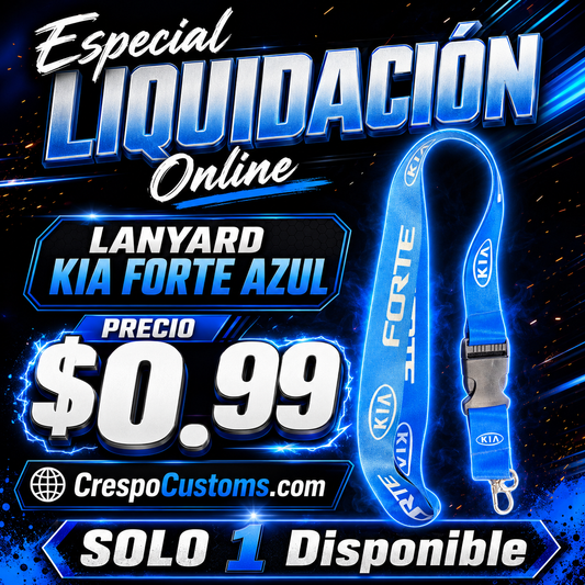 ESPECIAL Lanyard Kia Forte Azul