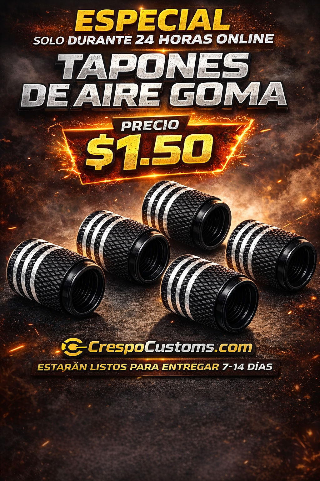 SOLO 24 Horas Tapones De Aire