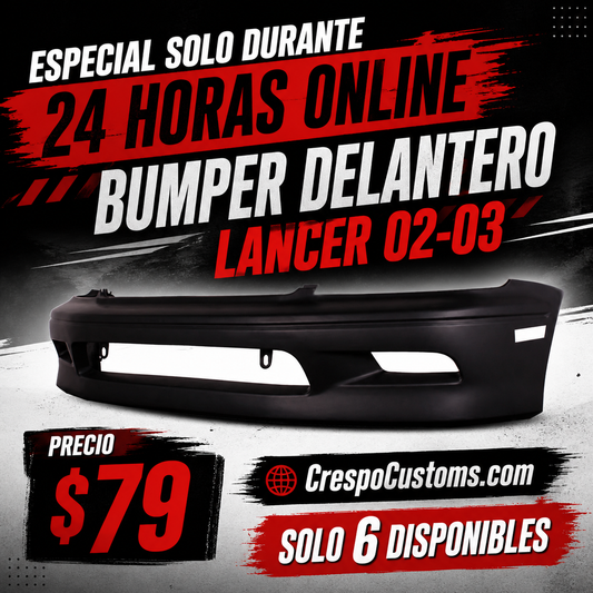 SOLO 24 Horas Bumper Lancer 02-03