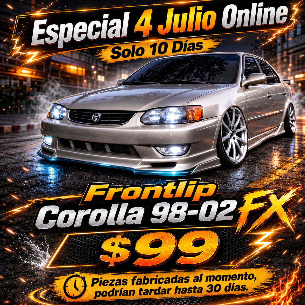Frontlip Corolla 98-02