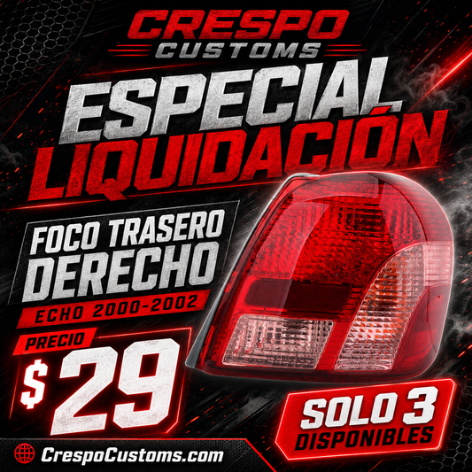 LIQUIDACIÓN Foco Trasero Derecho ECHO 2000-2002